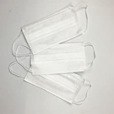 Disposable surgical earloop face masks